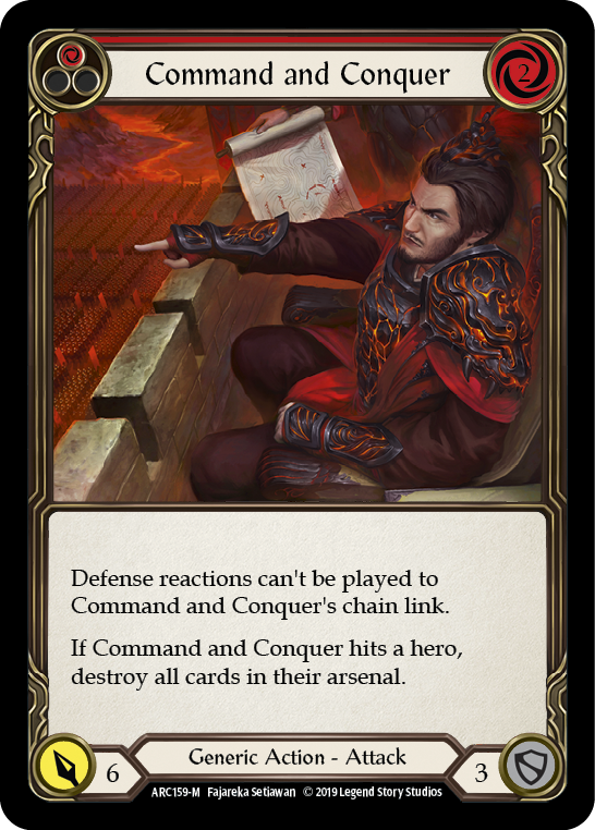 □1st【EN】〈RF〉Command and Conquer(Red) [ARC159]