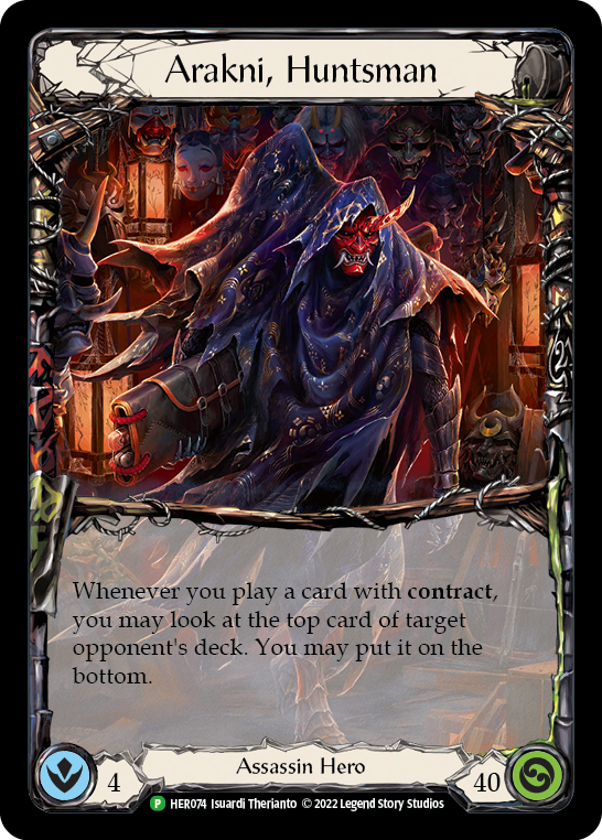 EN】〈CF〉Arakni, Huntsman [HER074]