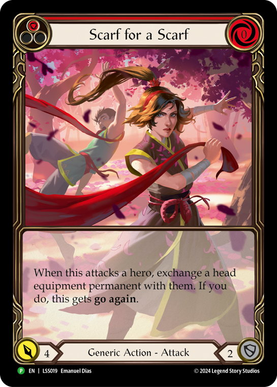 EN】〈RF〉Scarf for a Scarf(Red)[Extended Art] [LSS019]