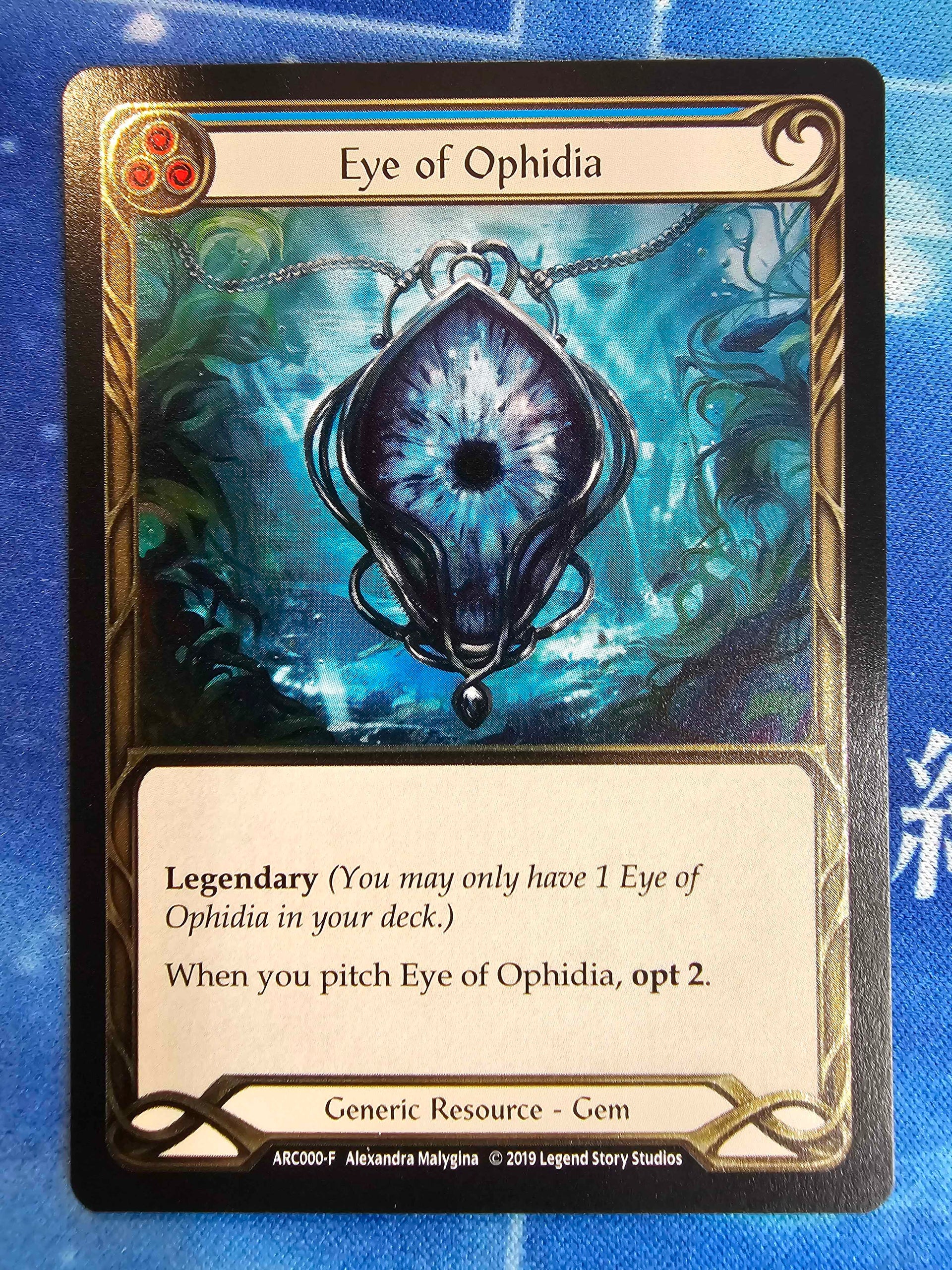 □1st【EN】〈CF〉Eye of Ophidia(Blue) [ARC000] #1