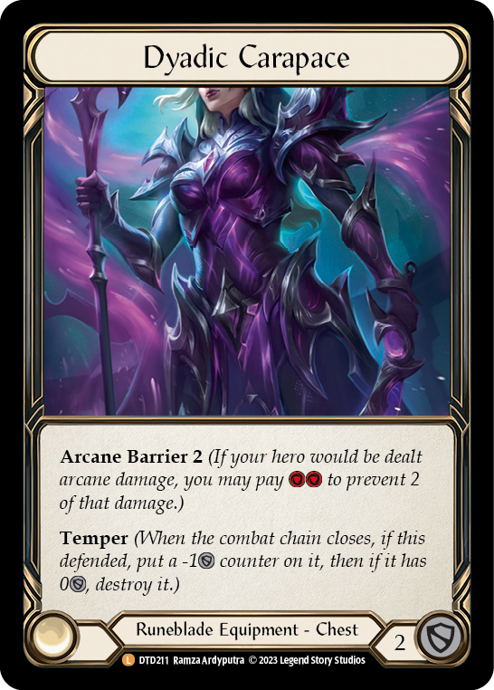 EN】〈RF〉Dyadic Carapace [DTD211]