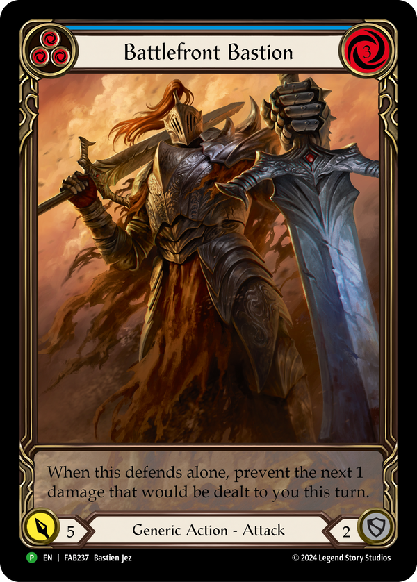 その他 New Horizon RF fab EN】〈RF〉Battlefront Bastion(Blue)[Extended Art] [FAB237]